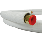 Ductless Lineset, 1/4" x 5/8" x 1/2" x 50', White EZ-PULL, 14G-4W 