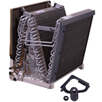 Flex Coil w/ Drainpan, 3R/28/24.5, Alum, Hz