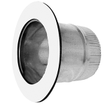 Air-Tite Flat Takeoff, 4" Collar, Plain